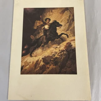 Warren & Antoinette Howell Seasons Greetings Card Joaquin Murrieta C.C.Nahl 1868