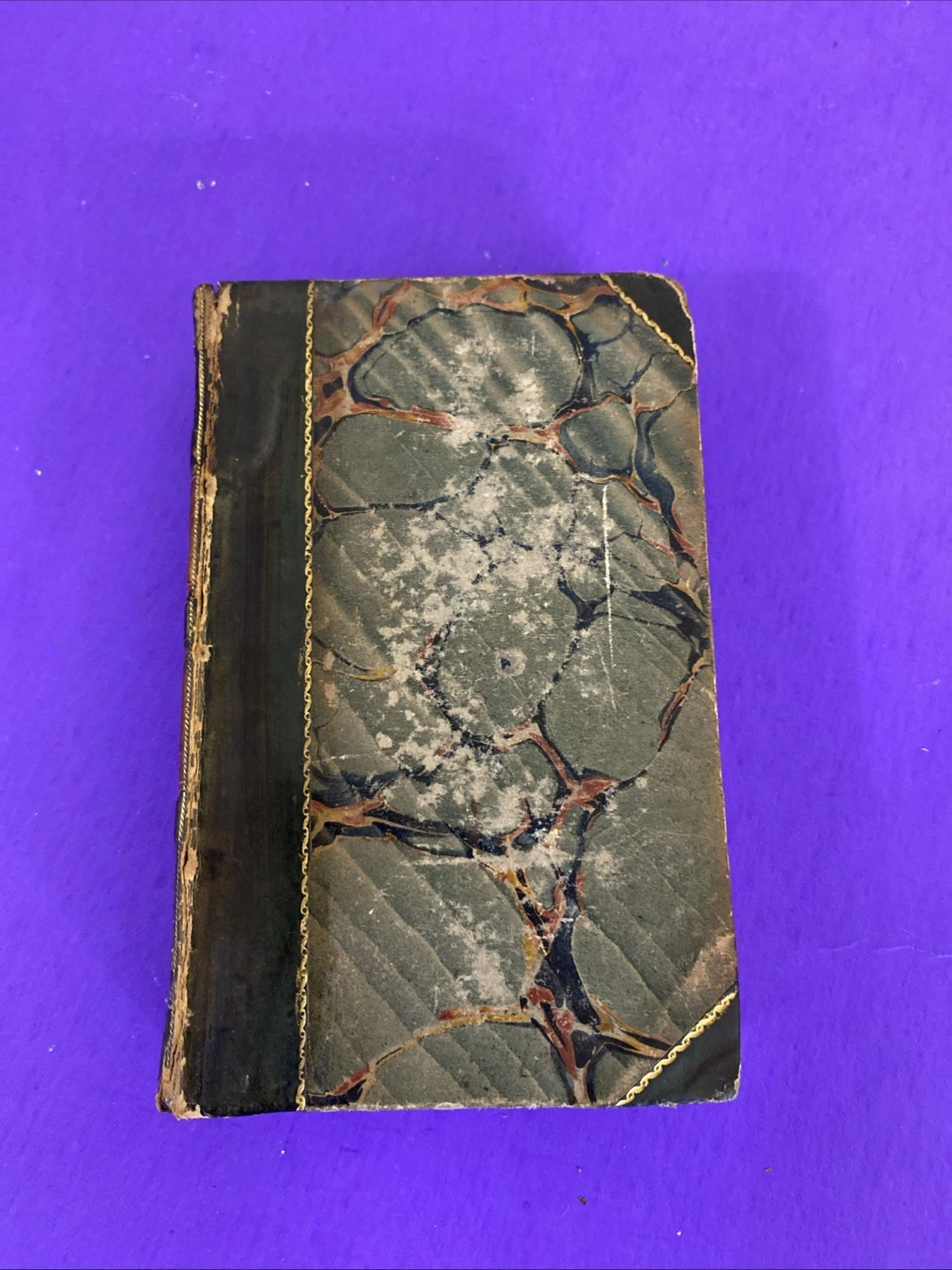 1826 Percy Anecdotes Vol IX Instinct Ingenuity John Rennie Leather Book - Image 5
