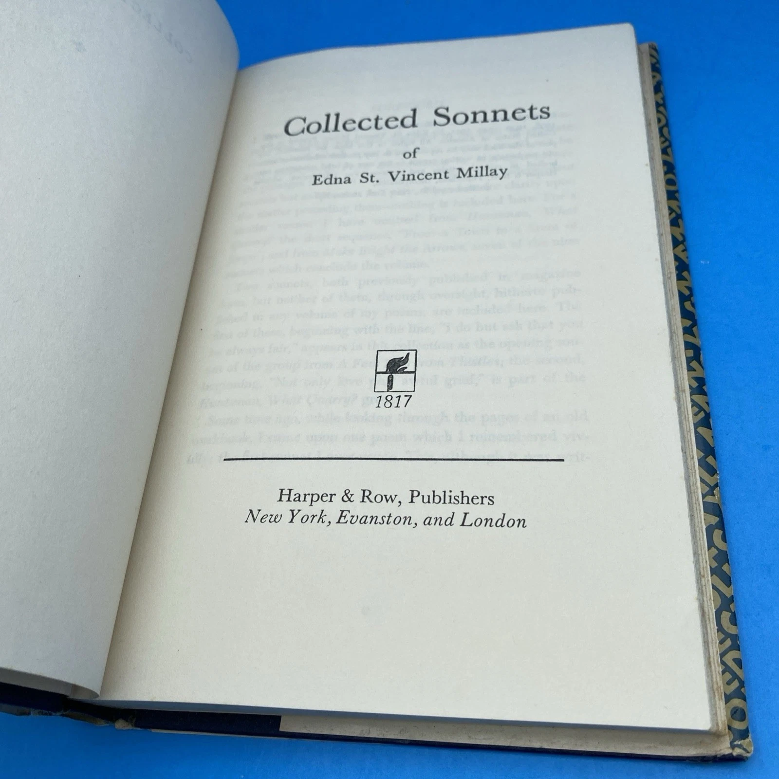 Edna St. Vincent Millay Collected Lyrics Sonnets 2 Vol Book Club Harper Row Set - Image 11