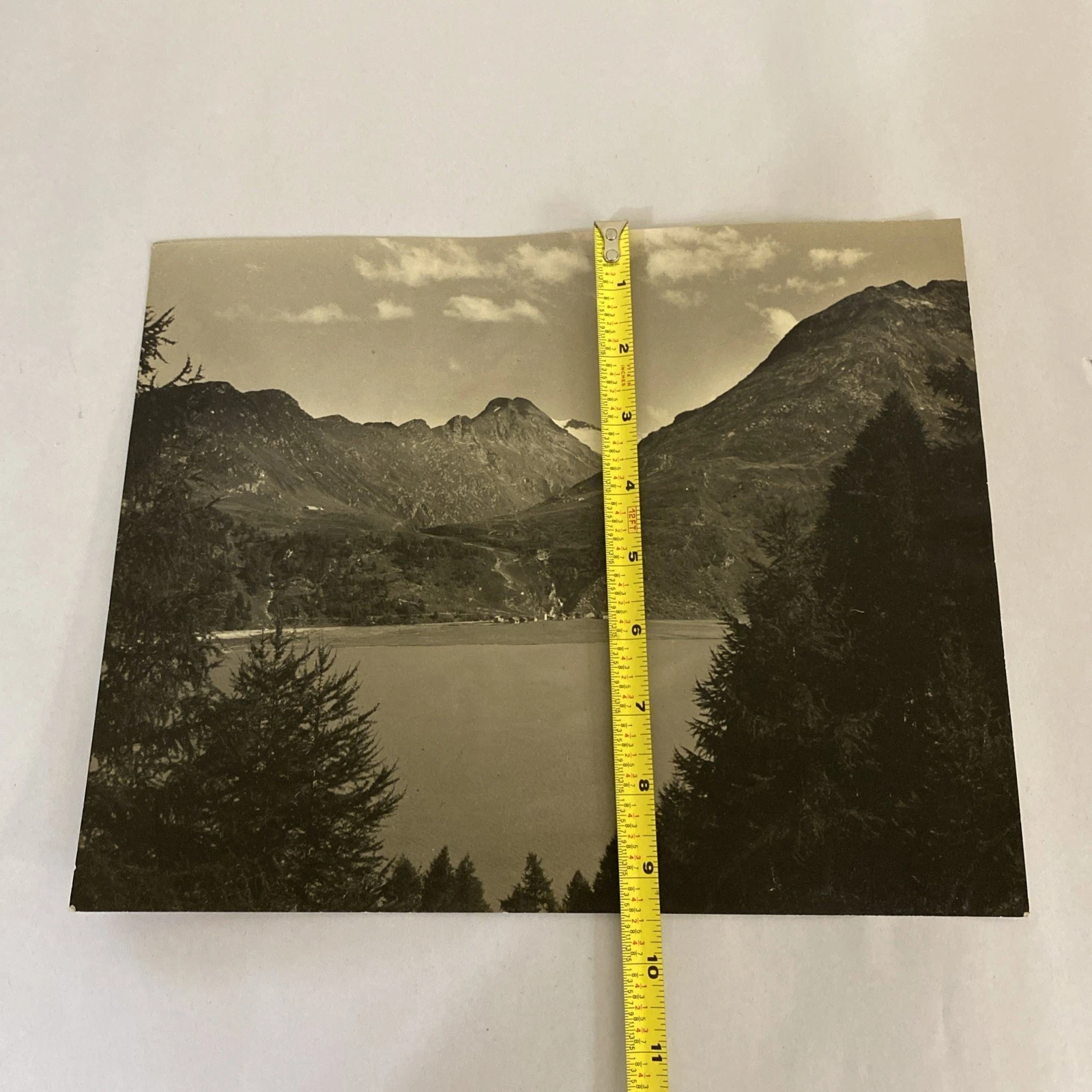Lago di Montespluga, Splügen Pass—Casa Cantoniera Stuetta, vintage photo c.1930s - Image 7
