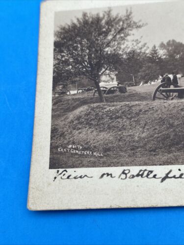 Gettysburg PA Cemetery Hill 1910s RPPC Postcard - Image 2