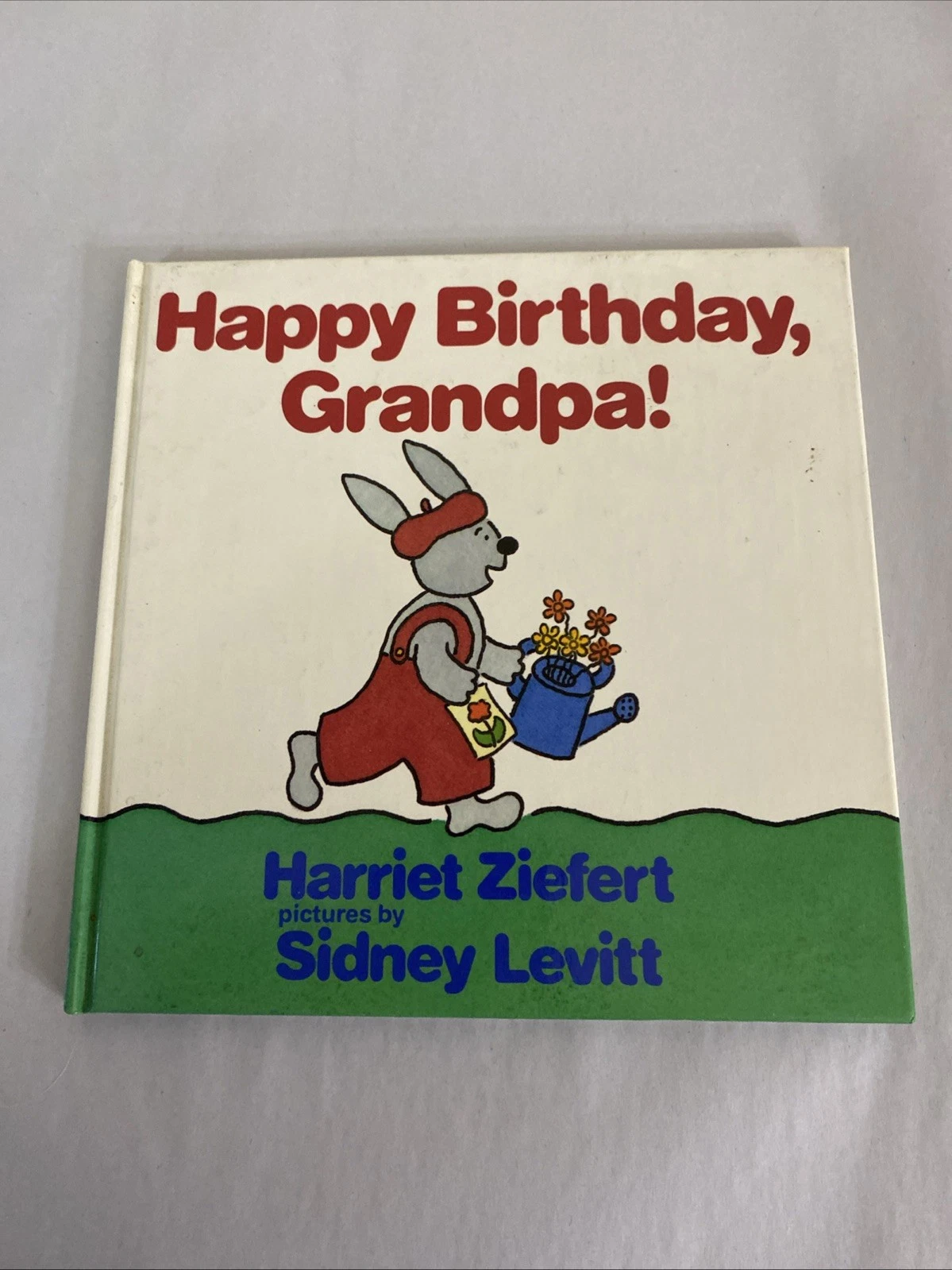 Signed Sidney Levitt 2-Book Lot Happy Easter Grandma/Happy Birthday Grandpa 1988 - Image 11