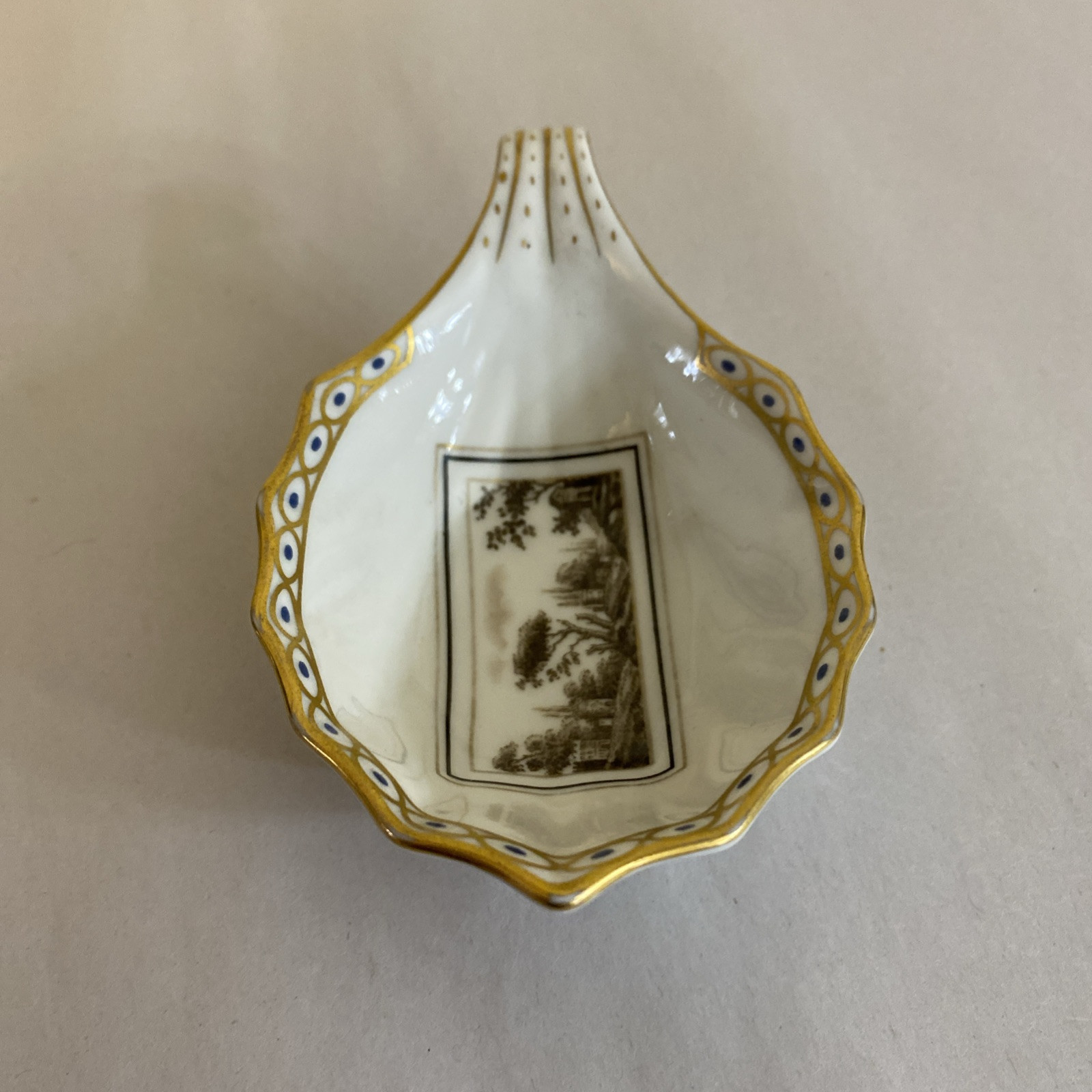 Richard Ginori Fiesole Impero Firenze Shell Shape Spoon Rest - Image 3