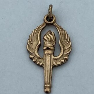 Vintage Delta Zeta Sorority Charm 14k