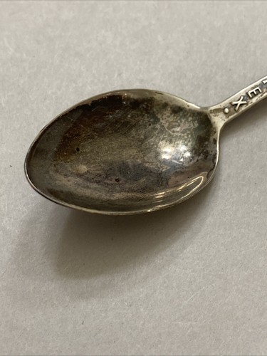 Antique Sterling Silver Juarez Mexico Eagle Souvenir Spoon - Image 4