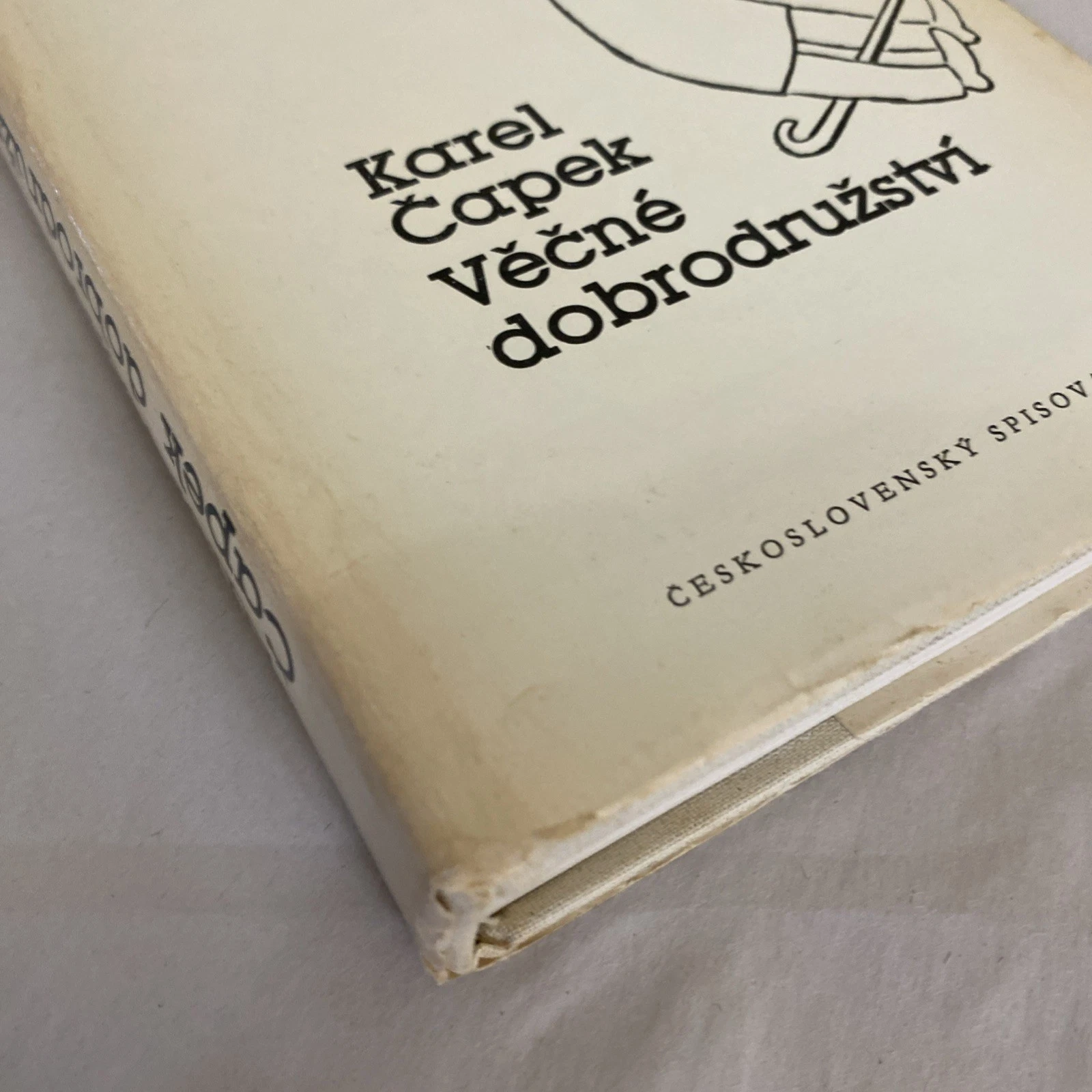 Karel Capek Vecne Dobrodruzstvi 1984 Czech Hardcover DJ Prague Vintage - Image 12