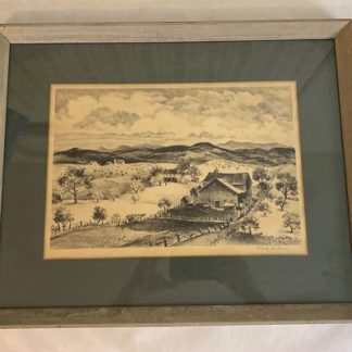 Adolf Dehn “Pennsylvania Farm” Original Limited Edition Signed Lithograph