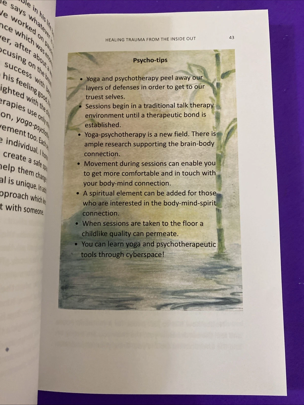 Pamela Tinkham Signed & Inscribed Healing Trauma Inside Out Full Color Book 2017 - Image 5