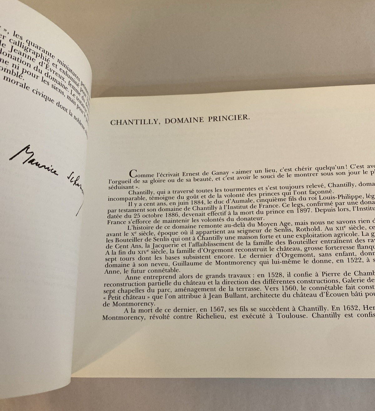 Chantilly Domaine Princier Editions Francois Bibal Illustrated - Image 6
