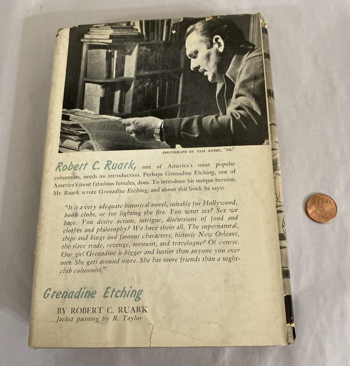 1952 Grenadine's Spawn Ruark First Edition Doubleday $3.50 DJHC Satire Novel VTG - Image 9