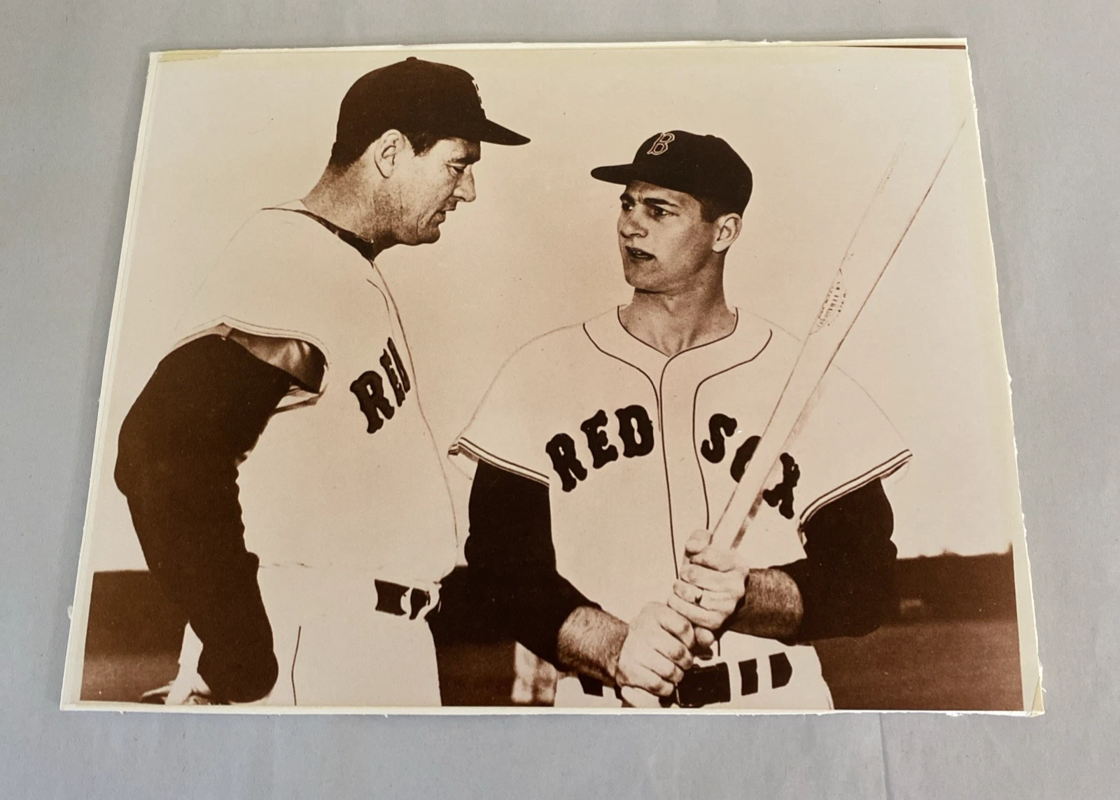 Ted Williams & Carl Yastrzemski 1961 Photo – Vintage Collection 14x11 w/ COA HOF