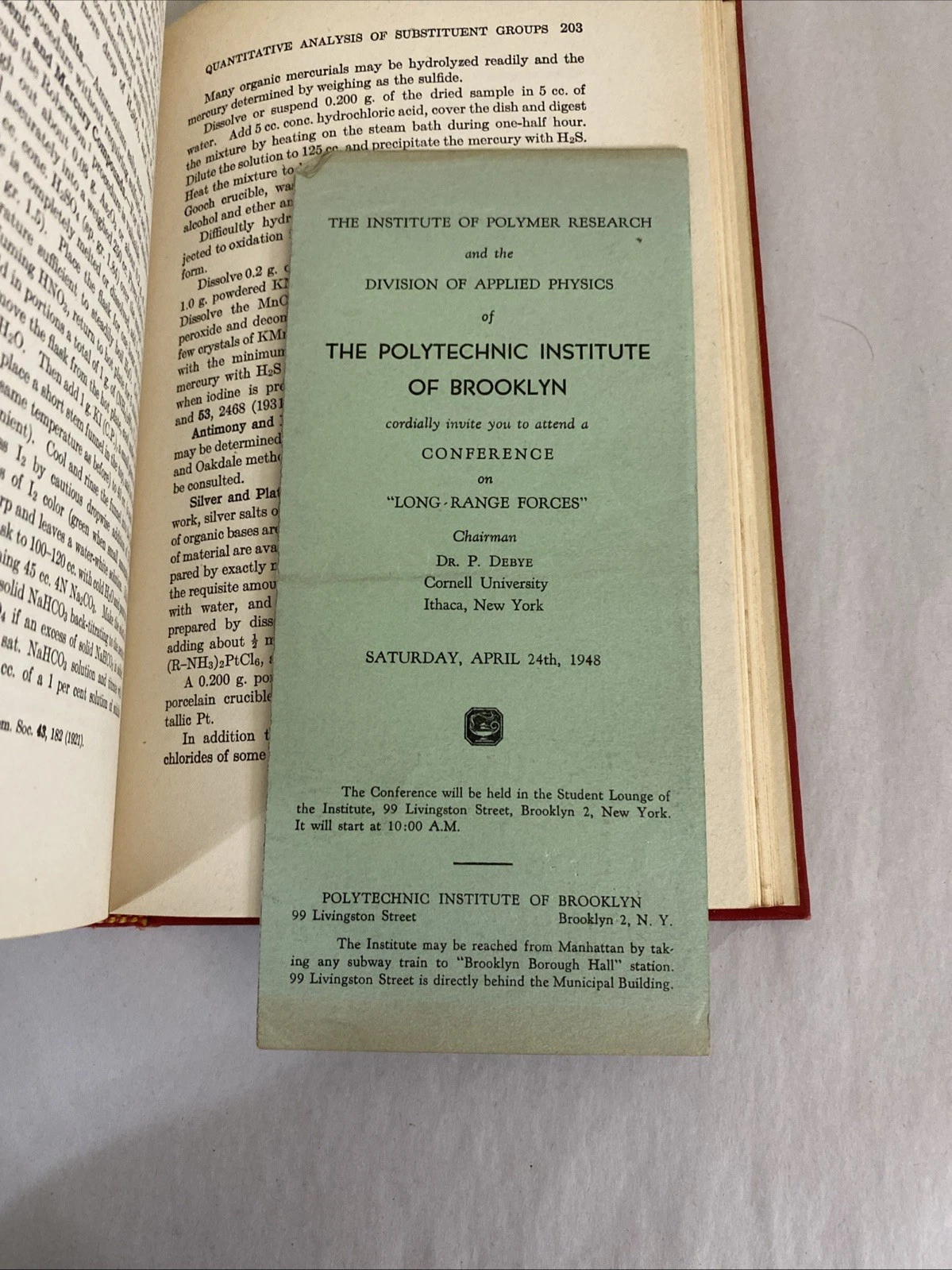 Qualitative Organic Analysis Oliver Kamm 2nd Ed 1947 Brookhaven Tuthill Copy BNL - Image 10