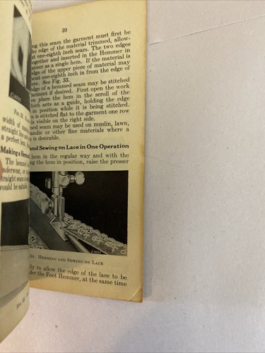 Rare 1940 SINGER Electric Sewing Machine Model 66-16 Instructions Manual Booklet - Image 8
