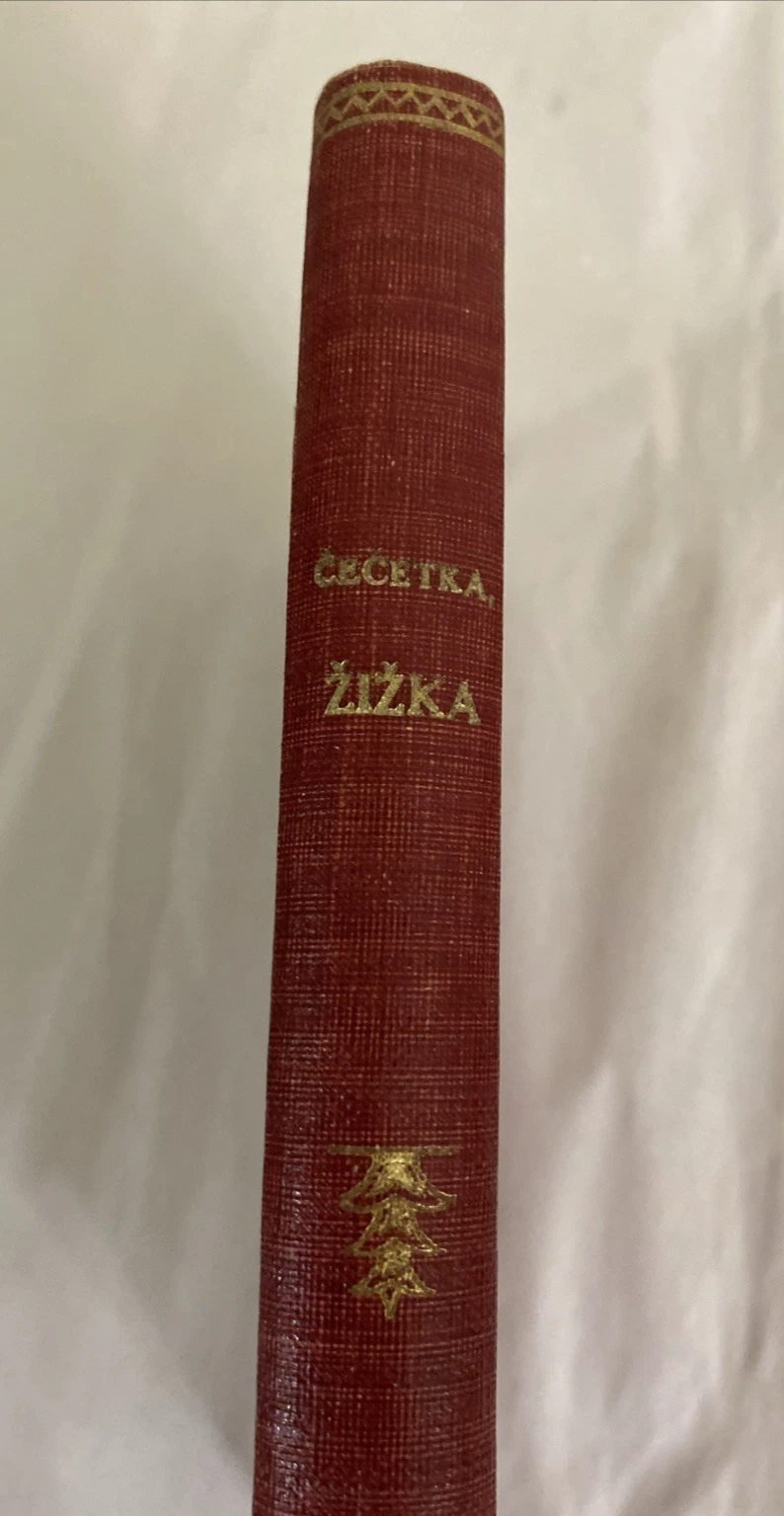 1924 Jan Žižka F.J. Čečetka Czech Hussite Biography Book Original Cloth - Image 11