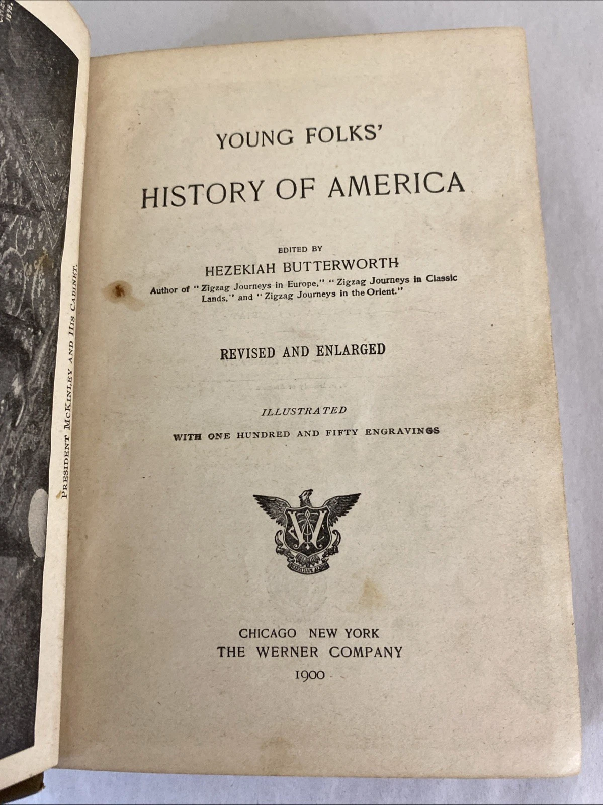 Young Folks' History of America Rev & Enlarged by Butterworth c.1900 HC - Image 4