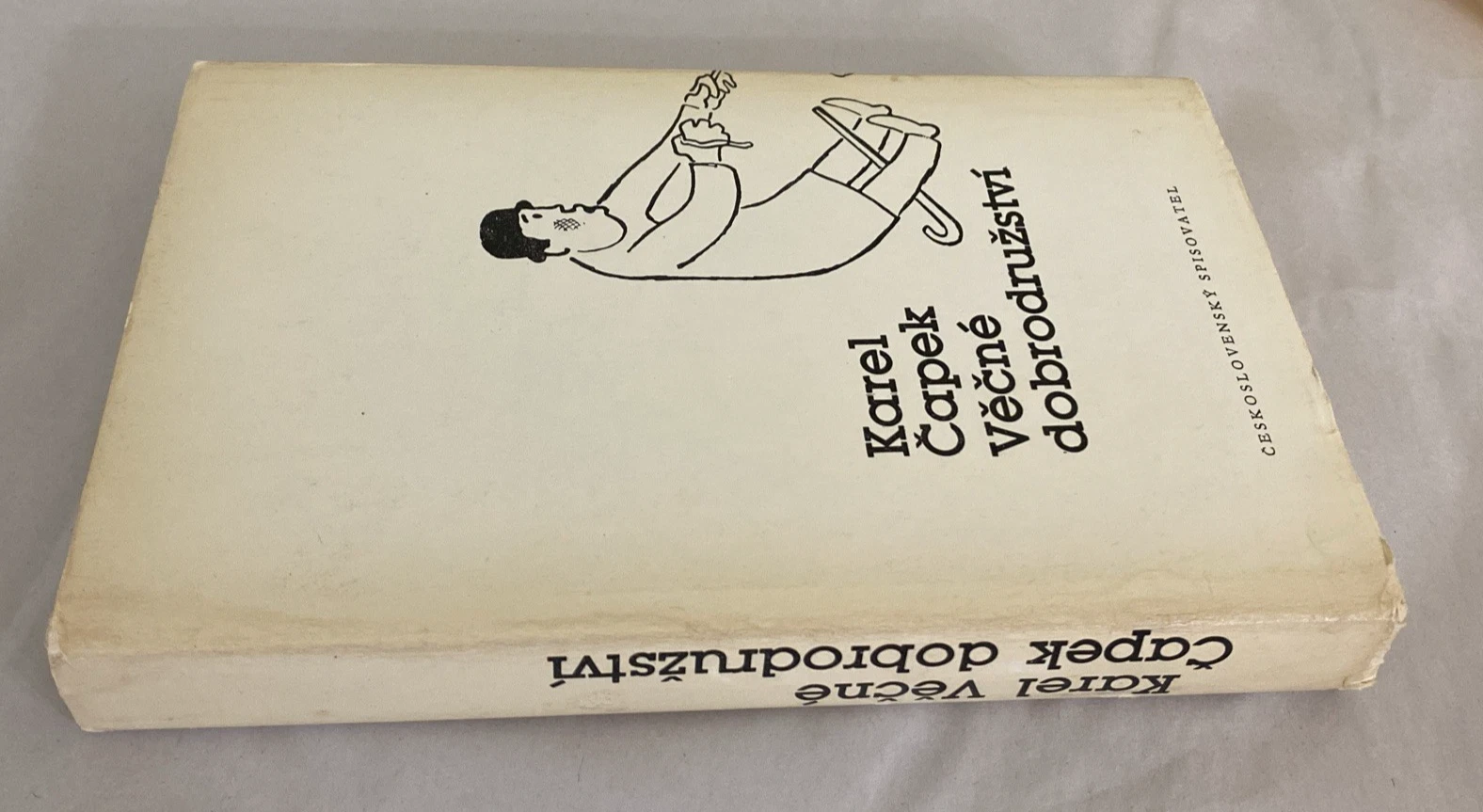 Karel Capek Vecne Dobrodruzstvi 1984 Czech Hardcover DJ Prague Vintage - Image 11