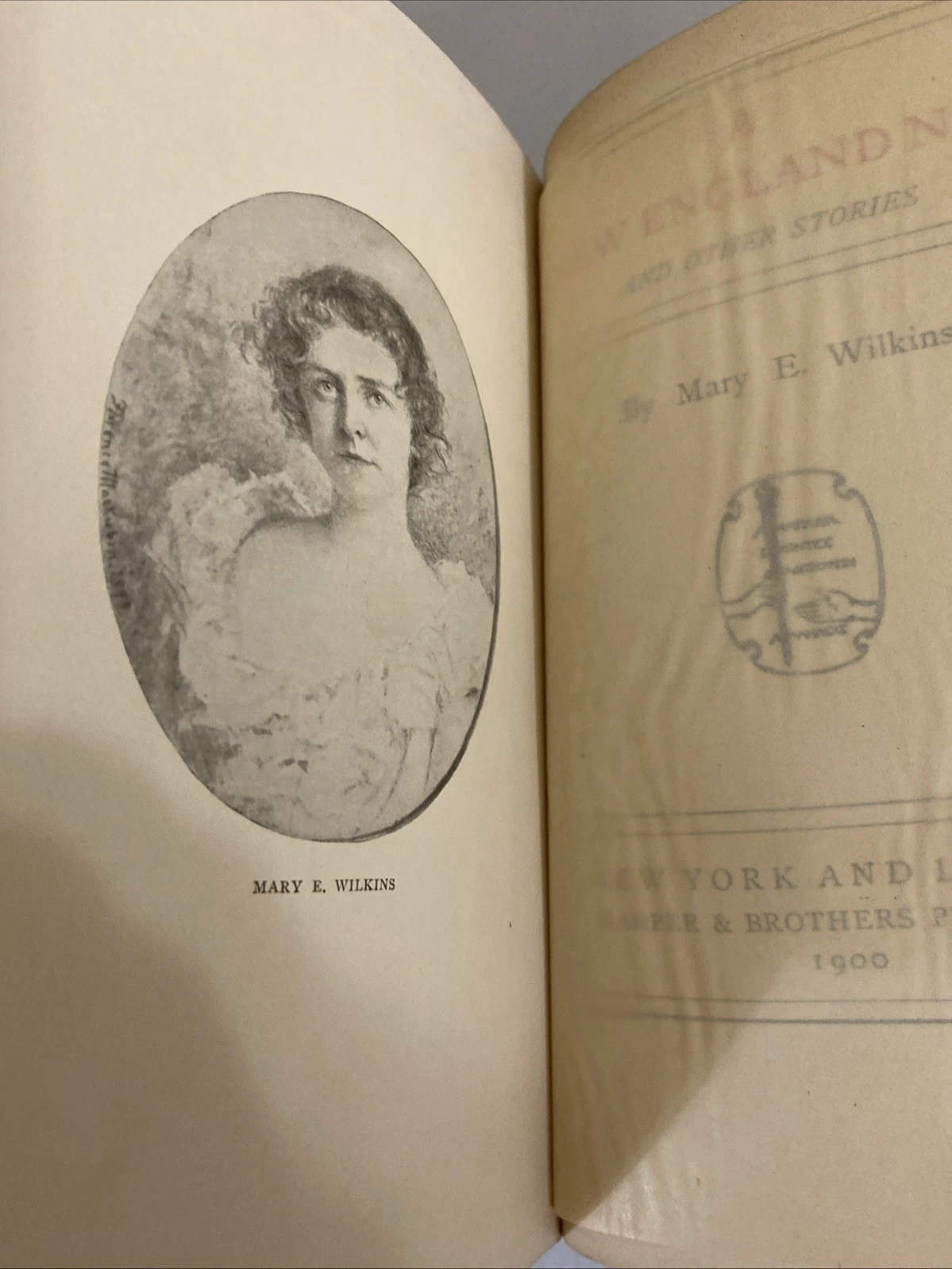 1900 A New England Nun & Other Stories — Mary E. Wilkins, Harper & Brothers - Image 3