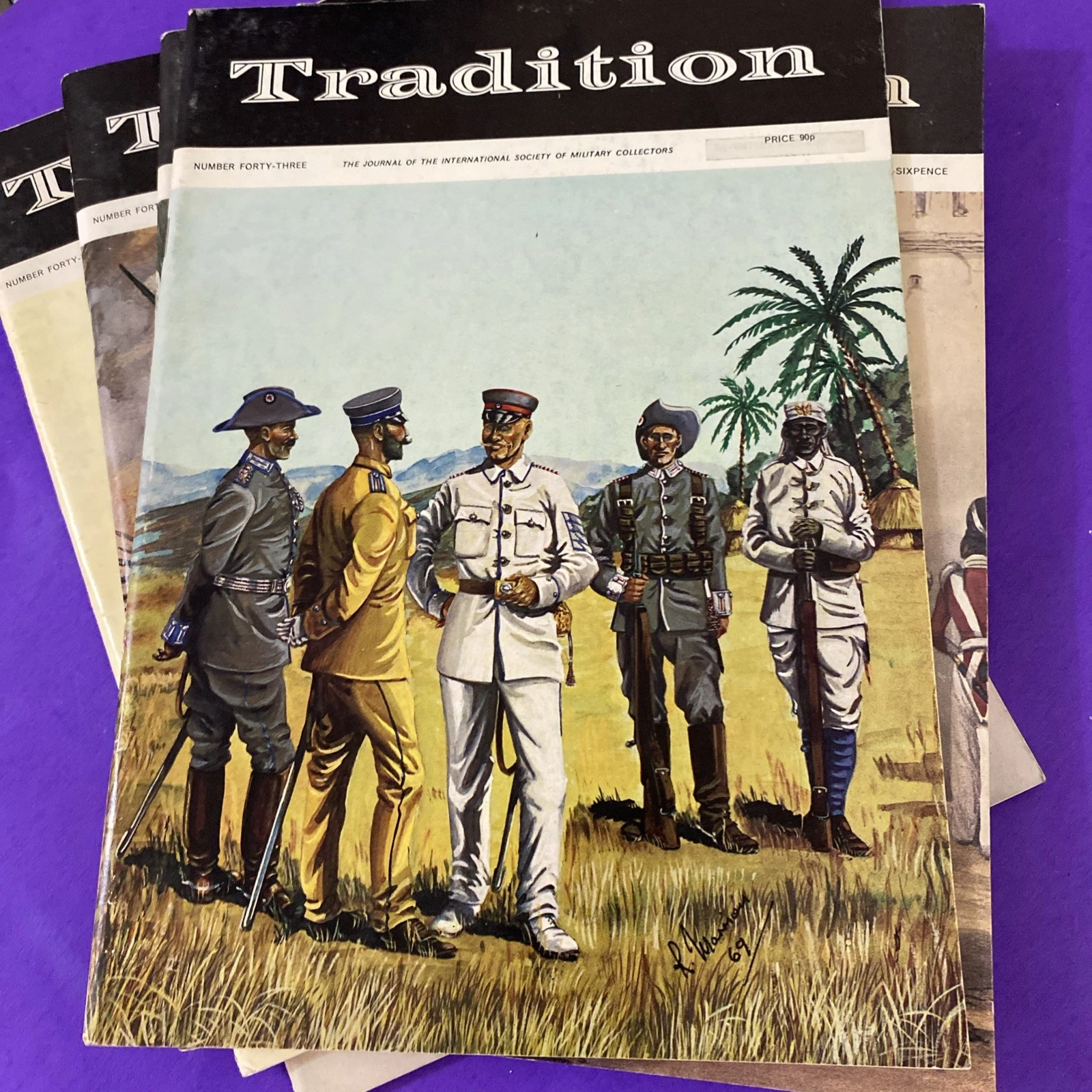 Tradition Magazine #40-49 Military Uniforms Wargaming 9 Issue Lot Missing No. 46 - Image 5