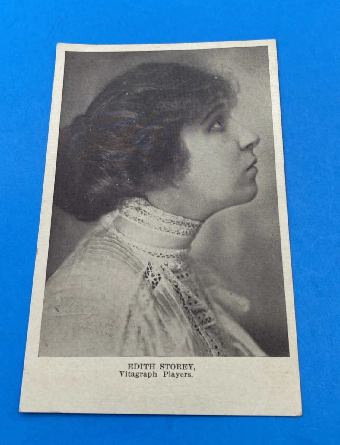 Edith Storey Vitagraph Players postcard Ess-an-Ess NY divided back c1910s unused