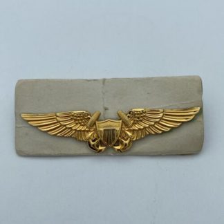 Original WWII Navy Flight Officers Wings Pin 10k GF Gold Filled W-22-N