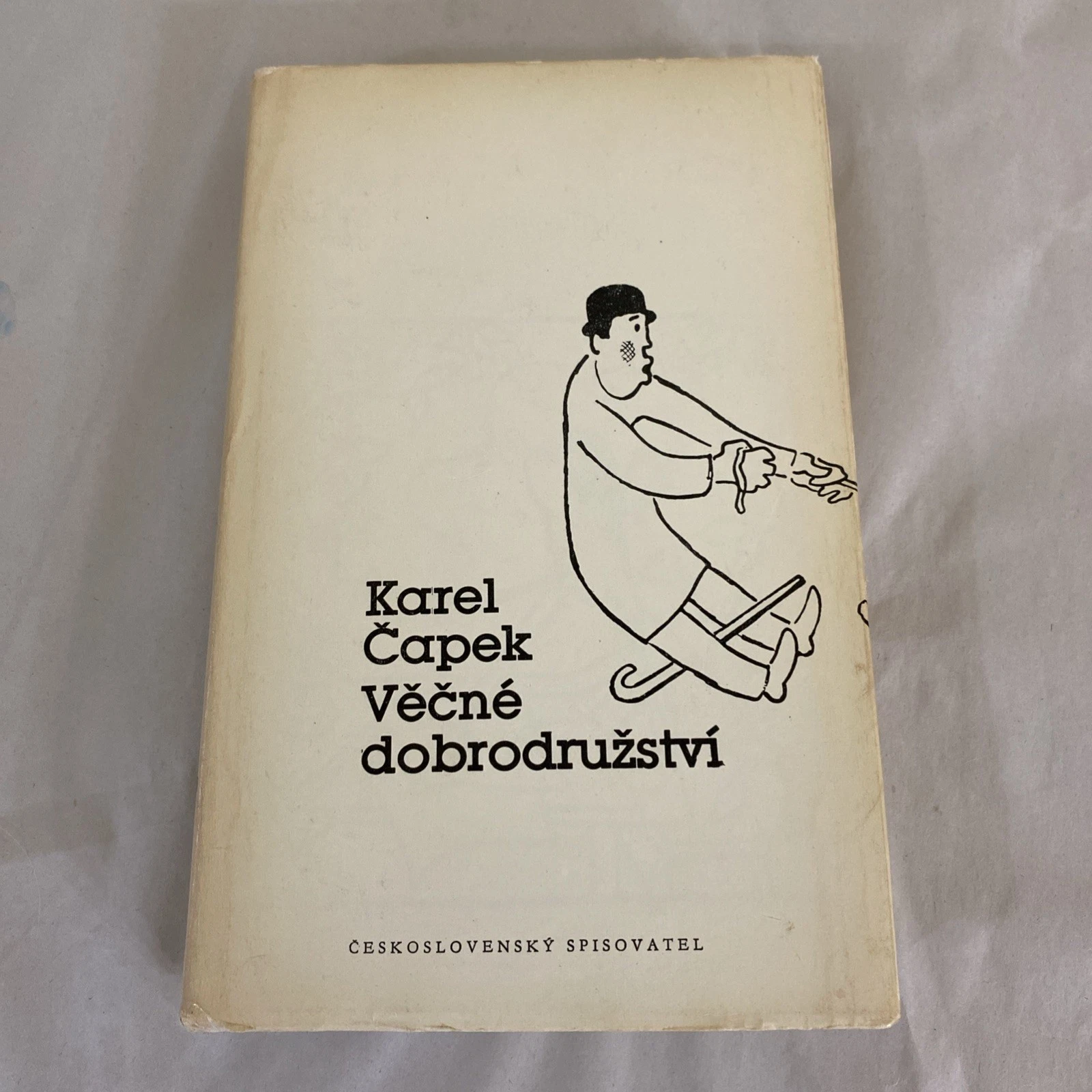Karel Capek Vecne Dobrodruzstvi 1984 Czech Hardcover DJ Prague Vintage