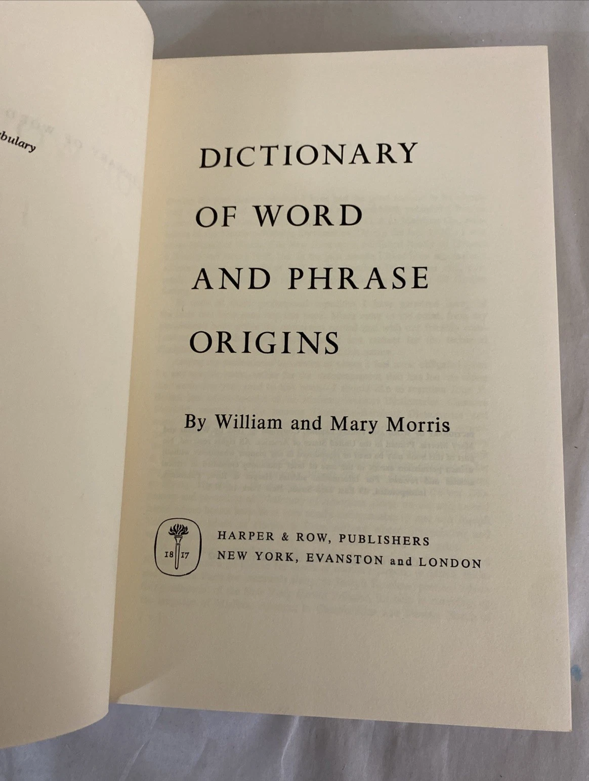 Dictionary of Word and Phrase Origins 3 Vol Set William & Mary Morris HC 1962-71 - Image 7