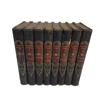 1834 George Crabbe Poetical Works Letters & Journals 8 Vols John Murray Illus UK