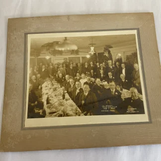 1925 Upton Gun Club Banquet Photo at Hocker’s Hotel, Bay Shore NY, 44 Men