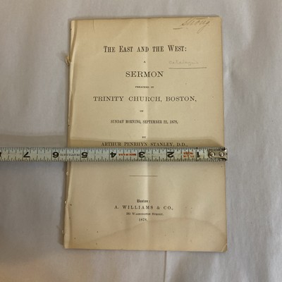 1878 Sermon by Arthur P. Stanley at Trinity Church Boston – Franklin Press - Image 12