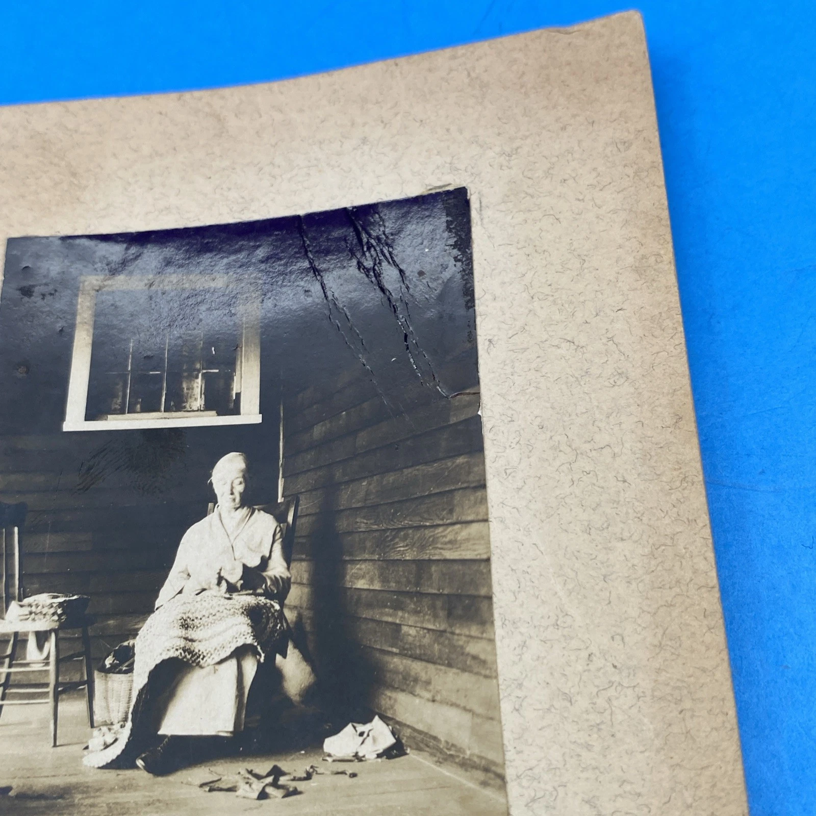 Vintage Photo Card - Grandmother at the Historic Shirley House, Vicksburg - Image 2
