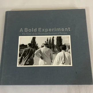 A Bold Experiment Weizmann Institute 2009 1st Ed Ada Yonath Nobel Insert