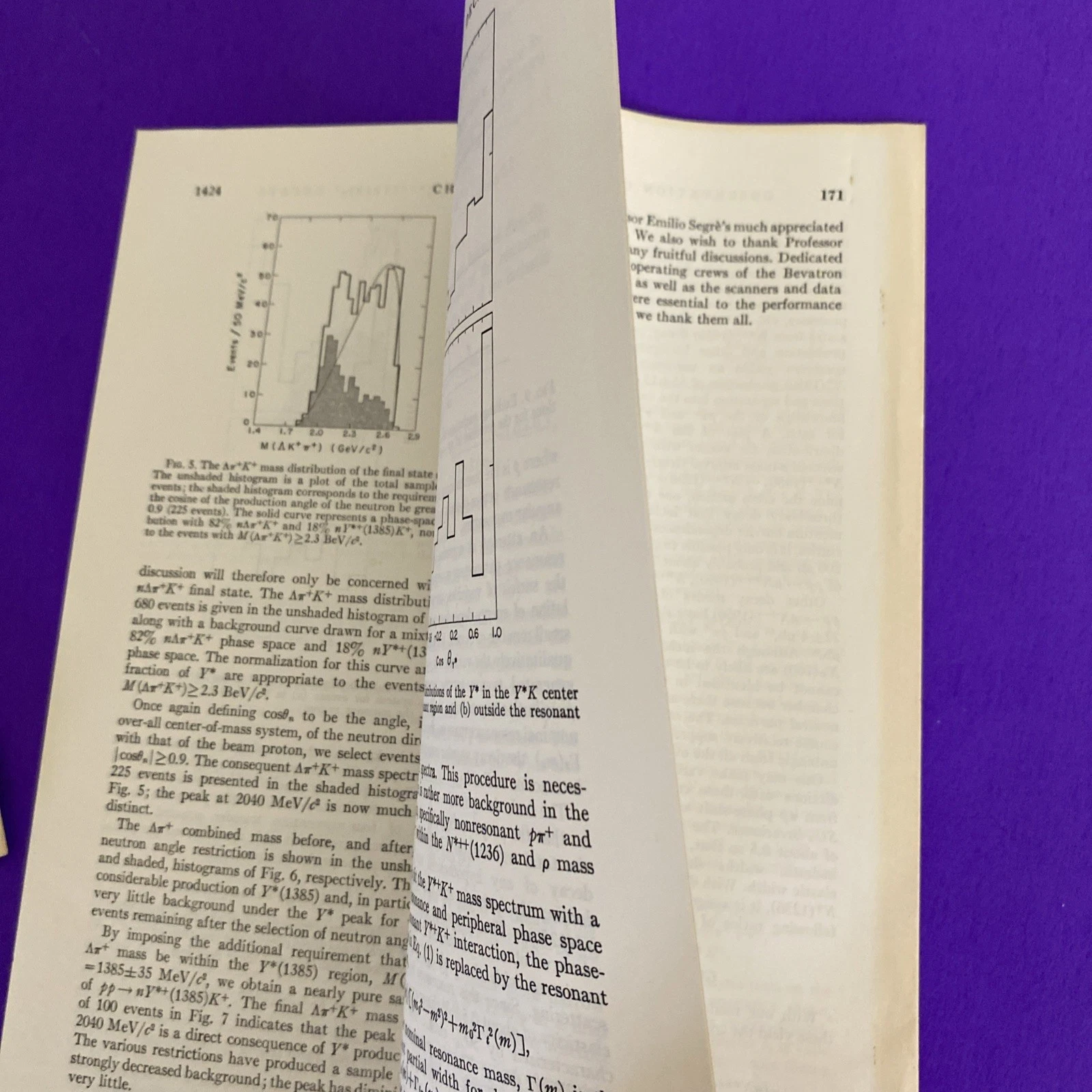 1970 Brookhaven High Energy Physics Preprint & 1968 Physical Review Offprint Lot - Image 8