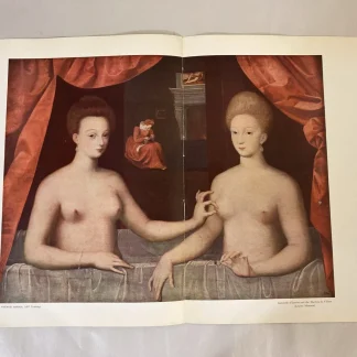 1939 Verve bifolio Gabrielle d’Estrées centerfold + Corneille & Baldovinetti art