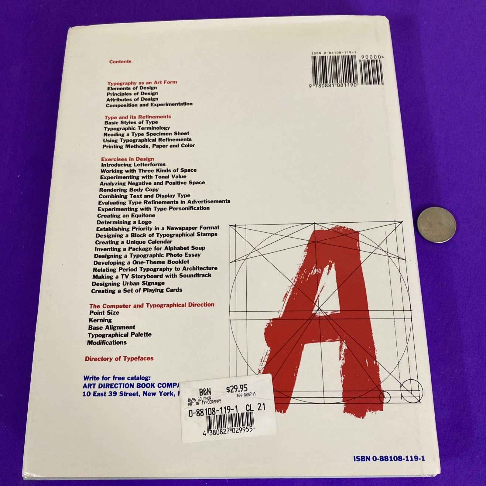 The Art of Typography by Martin Solomon - Second Printing 1994 - Image 7