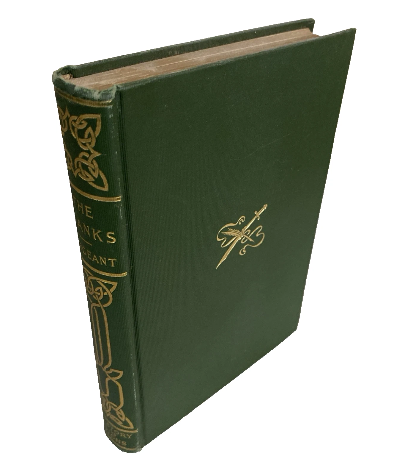 1898 The Franks Story of the Nations Lewis Sergeant Putnam Green Gilt Cloth Book