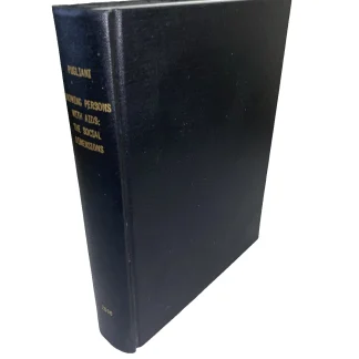 Knowing Persons With AIDS Social Dimensions Pugliani 2000 PhD Diss HC 298p 9x11+