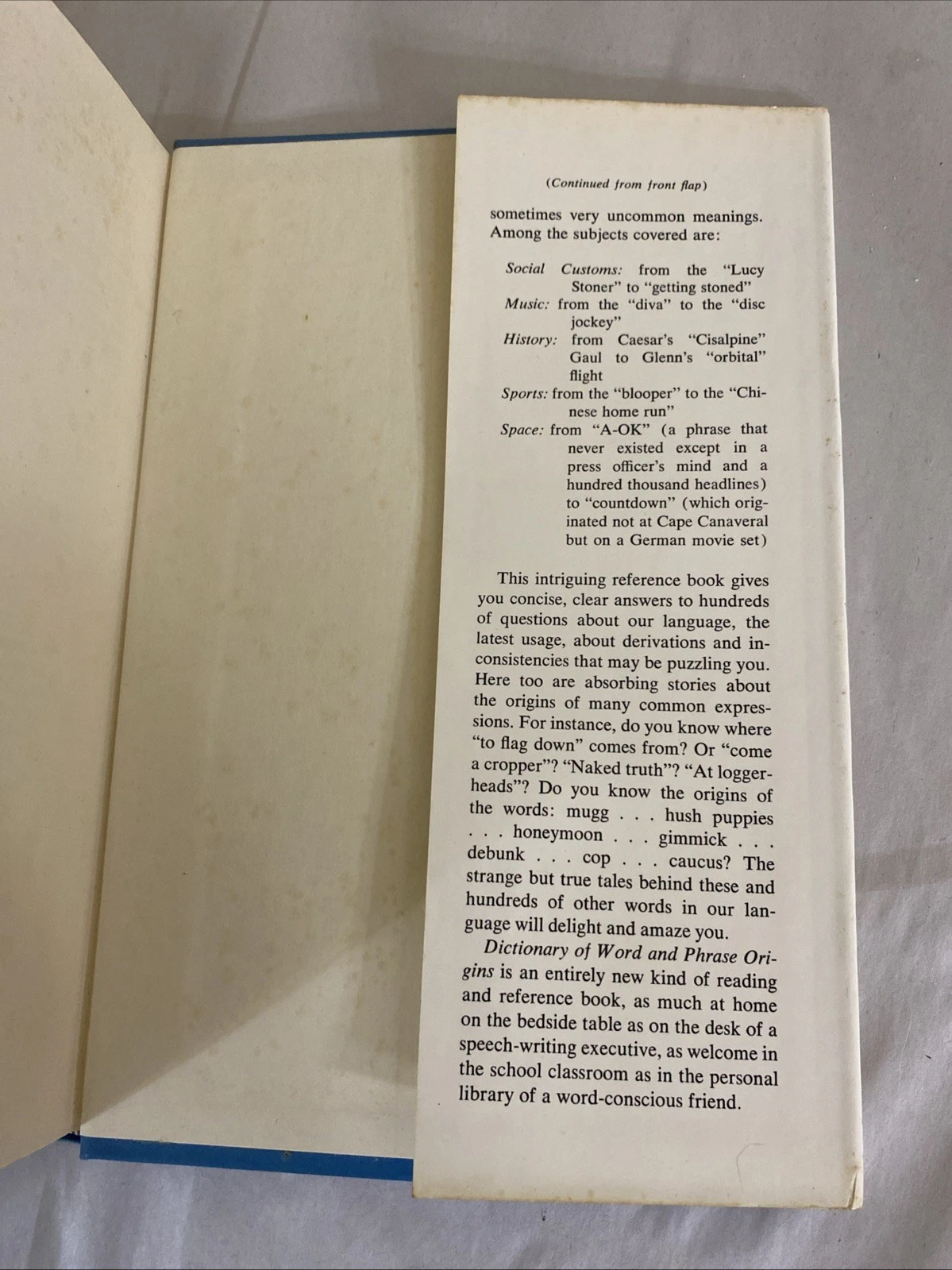 Dictionary of Word and Phrase Origins 3 Vol Set William & Mary Morris HC 1962-71 - Image 11