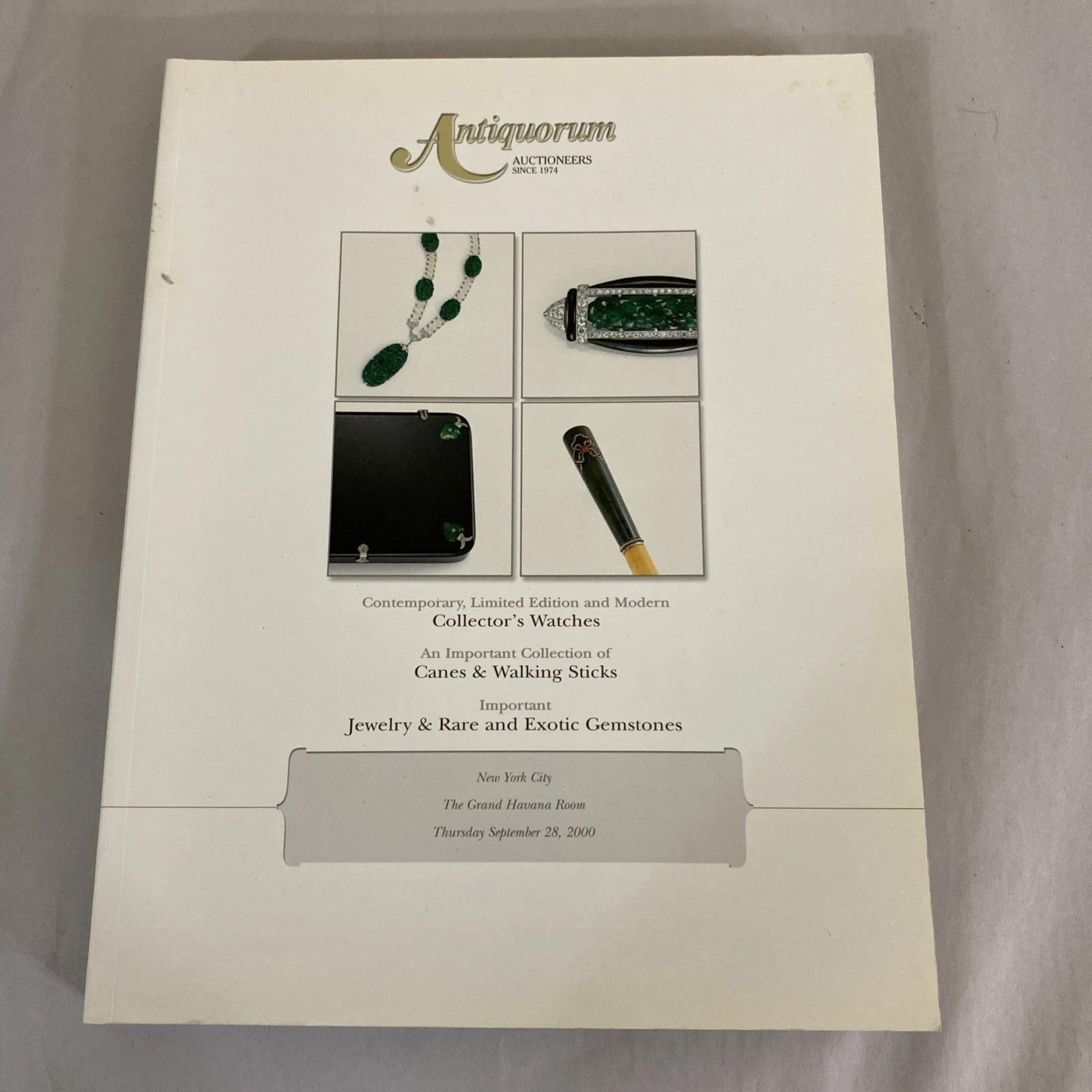 ANTIQUORUM Auction Magazine 2000 - Collector's Watches - Canes & Walking Sticks