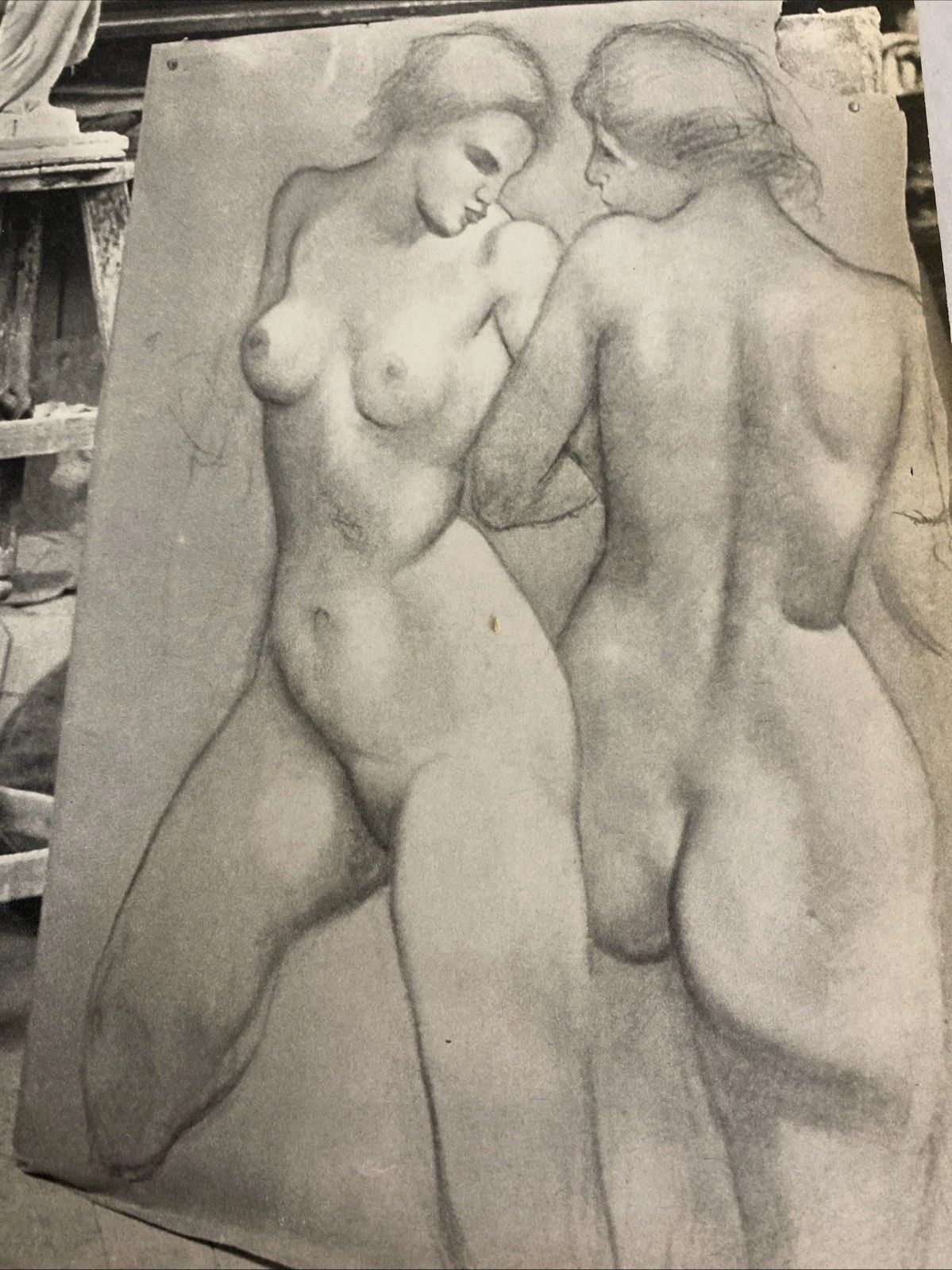 Maillol Studio + Bracelli Bizzarie, Verve 1939 double-sided photogravure leaf - Image 2
