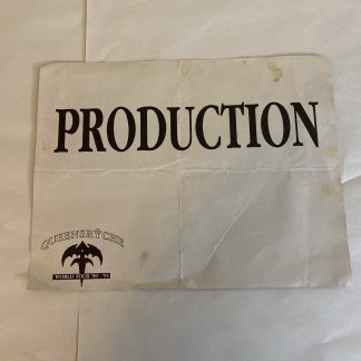 Queensryche 90-91 World Tour Production Backstage Concert Pass