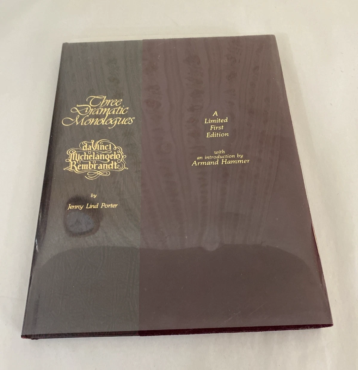 Three Dramatic Monologues da Vinci Michelangelo Rembrandt Ltd 1st Ed Hammer 1978 - Image 2