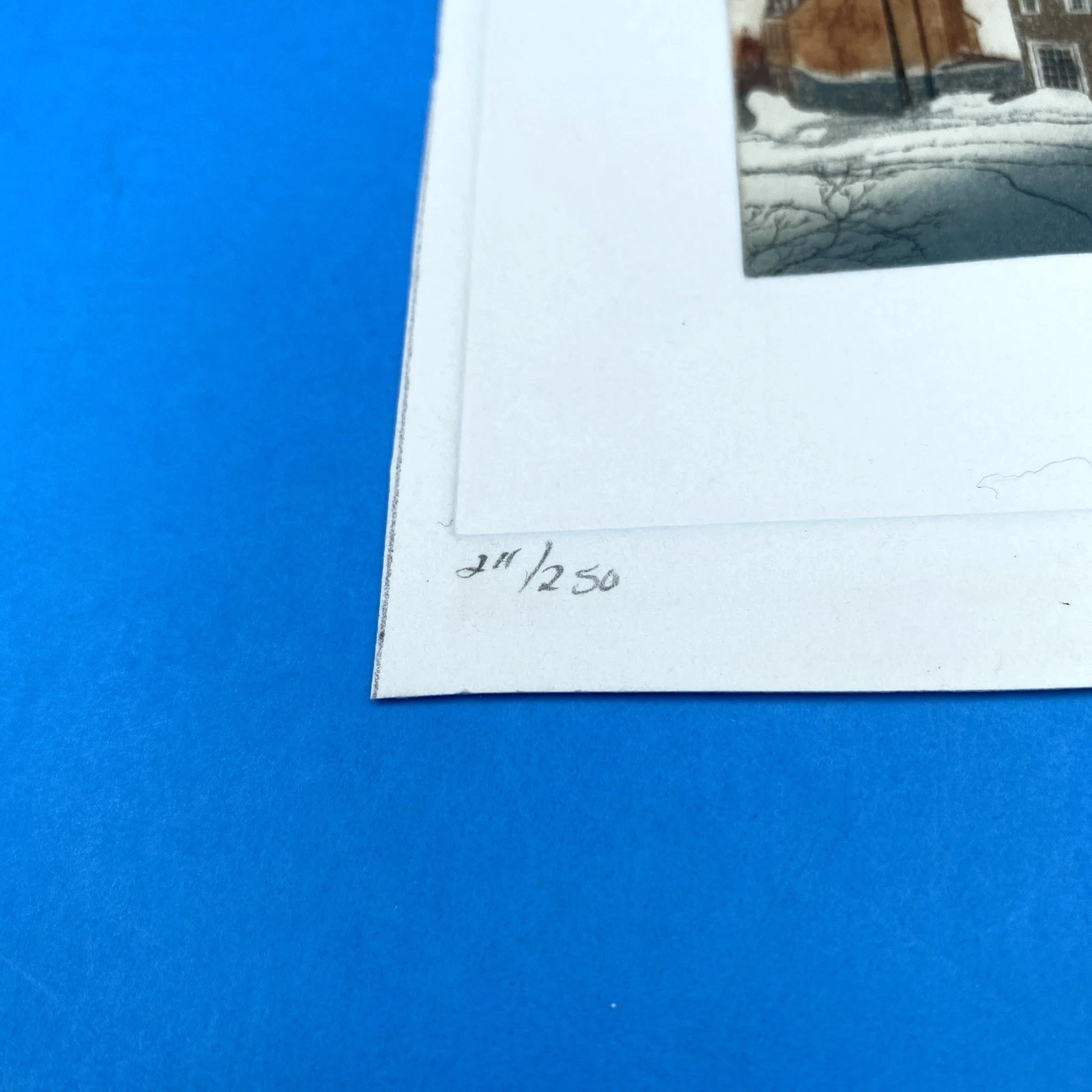 Alain Couture L’Heure Brève Quebec City Miniature Print 34/250 5x7 - Image 2