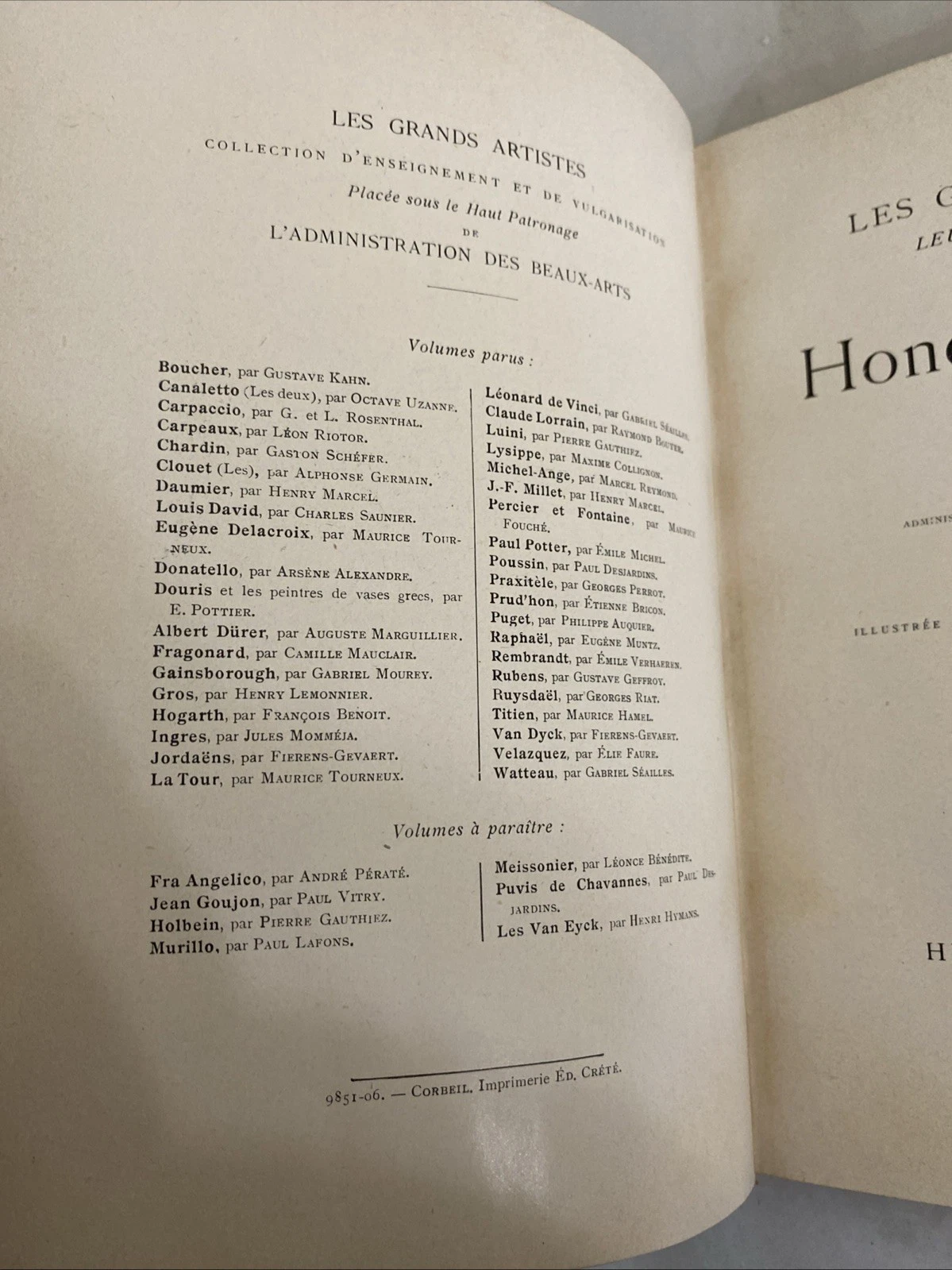 Honoré Daumier Biographie Critique Henry Marcel Les Grands Artistes Leather 34pl - Image 9