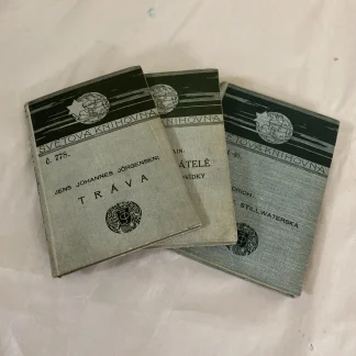 3 Czech J. Otto Světová Knihovna Books Aldrich Châtelain Jørgensen
