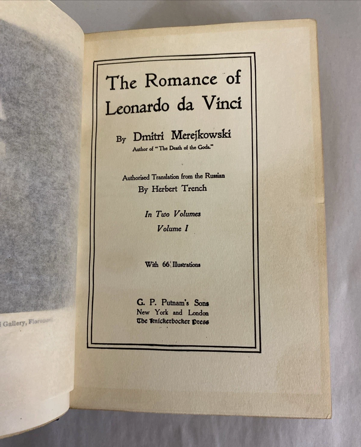 Romance of Leonardo da Vinci Merejkowski Putnam 2 Vol Set w/ 66 Illustrations HC - Image 8
