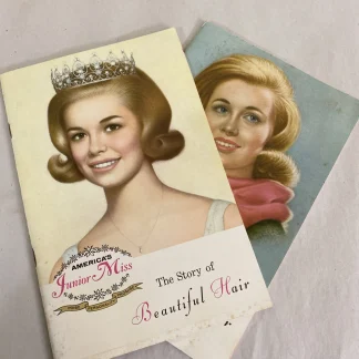 Lot 2 Vintage Breck The Story of Beautiful Hair Booklets + Junior Miss Cover Set