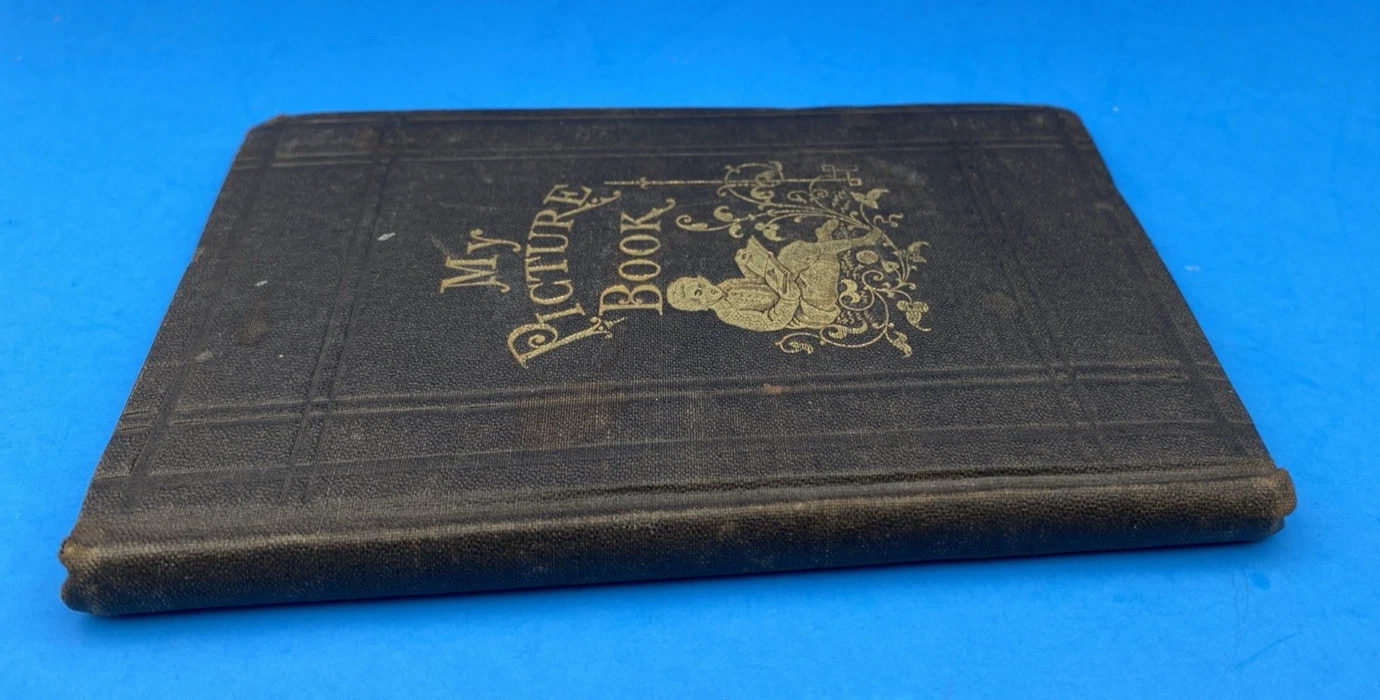 c.1860 My Picture-Book American Tract Society 1873 School Prize Illustrated Book - Image 12