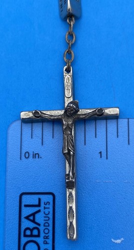Vtg MoonGlow Glass Mysteries Rosary (Joyful Sorrowful Glorious) Italy Christiany - Image 10