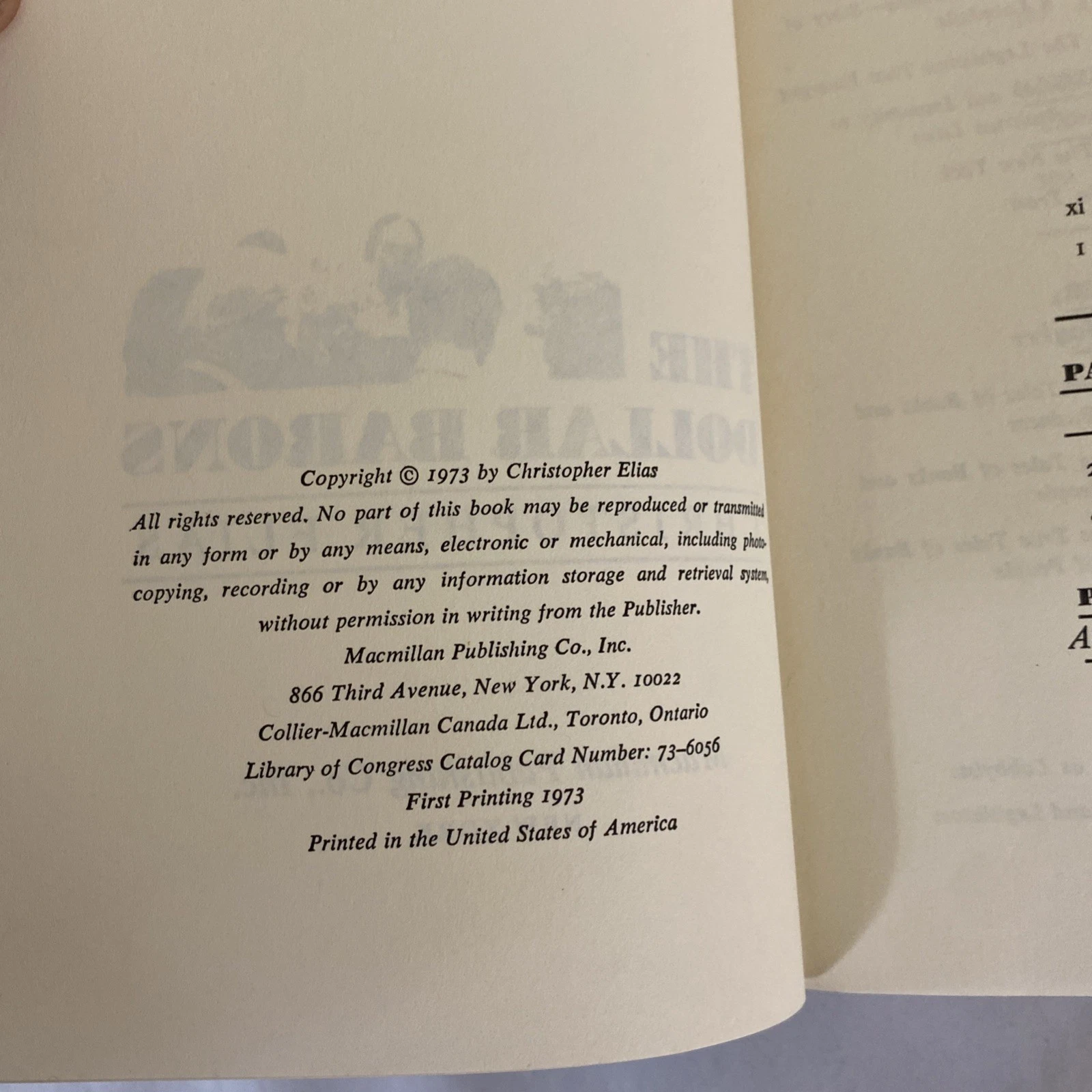 The Dollar Barons HB/DJ 1973 First Printing by Christopher Elias Banking 1st/1st - Image 8