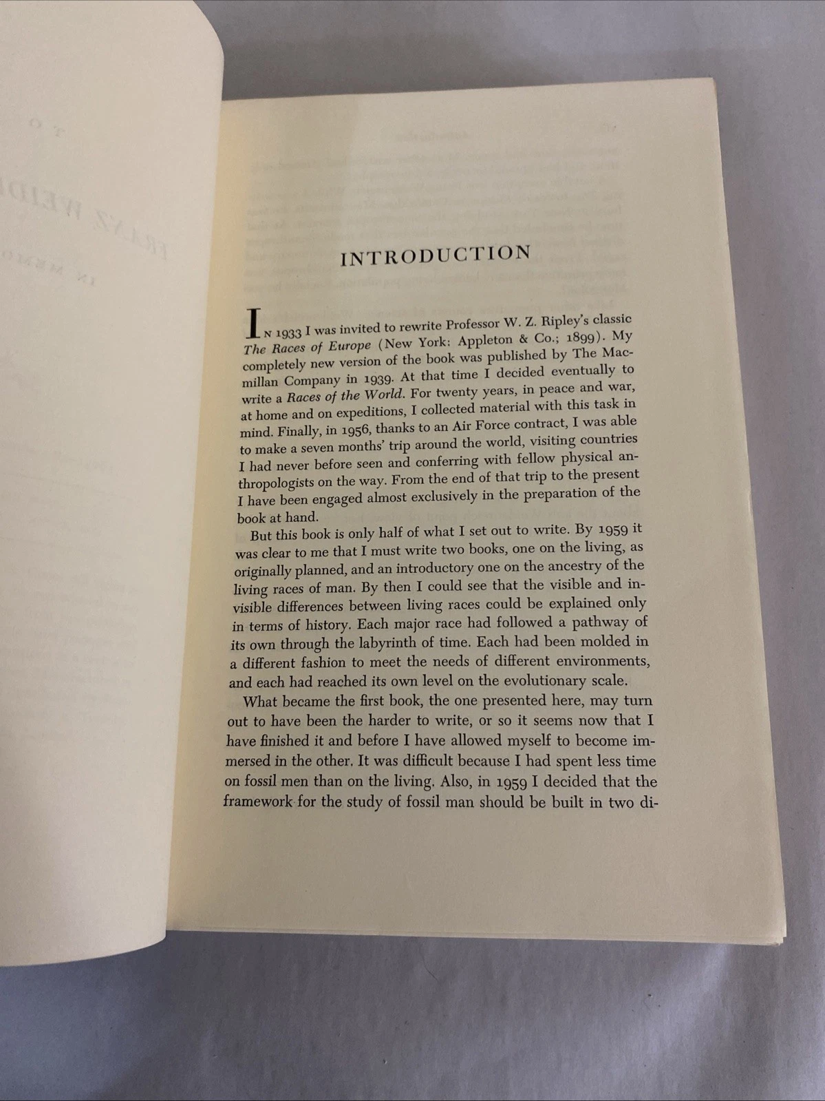 1962 First Ed The Origin of Races Carleton S. Coon Knopf Borzoi Hardcover Anthro - Image 9